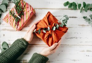 Geschenkverpackung Nachhaltig Geschenke verpacken, geschirrtuch